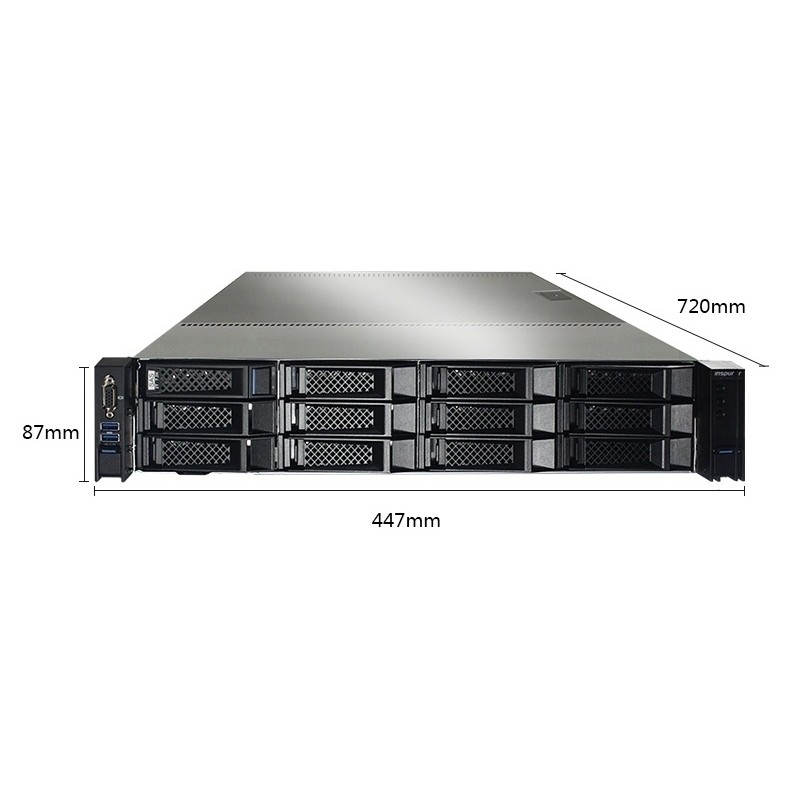 服務(wù)器/工作站 浪潮/INSPUR NF5270M5 機(jī)架式服務(wù)器 2U INTEL 至強(qiáng)銅牌 1.9GHZ 6核 ECC 32GB 2TB